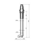 Skyline 3000 aluminium dakdoorvoer, Doe-het-zelf en Verbouw, Ventilatie en Afzuiging, Ophalen, Gebruikt, Ventilator en Afzuiger