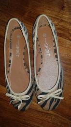 FLATJES TIJGERPRINT  38/39, Bruin, Onbekend, Gedragen, Ballerina's