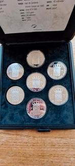 7 zilveren Dukaten set de zeven provinciën., Ophalen of Verzenden, Koningin Beatrix, Overige waardes