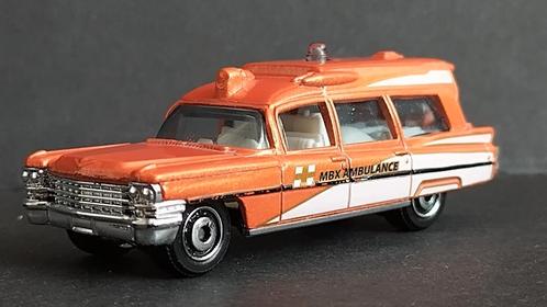 Cadillac superior ambulance 1966 3inch Matchbox Pol, Hobby en Vrije tijd, Modelauto's | Overige schalen, Zo goed als nieuw, Ophalen of Verzenden