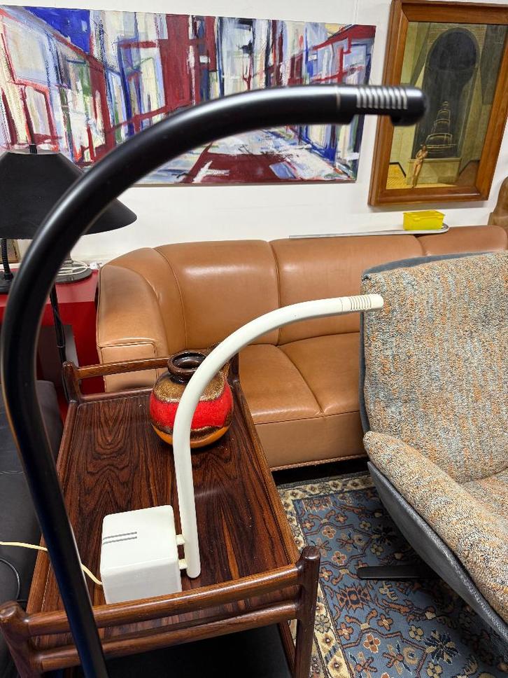 Focus Danish Design Deens Vloerlamp en bureaulamp, Huis en Inrichting, Lampen | Vloerlampen, Gebruikt, 150 tot 200 cm, Kunststof