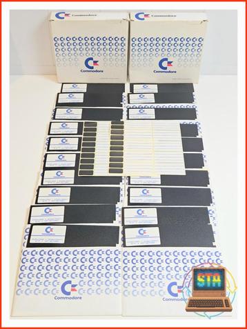 Commodore 5.25" Diskettes – Origineel, Leeg, Double Density beschikbaar voor biedingen