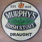 Handgeschilderd pubbord/Murphy's Stout/Iers bier/whiskey, Ophalen of Verzenden, Zo goed als nieuw, Reclamebord