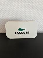 Origineel reclame bordje Lacoste etalage winkel display, Ophalen of Verzenden, Zo goed als nieuw, Reclamebord