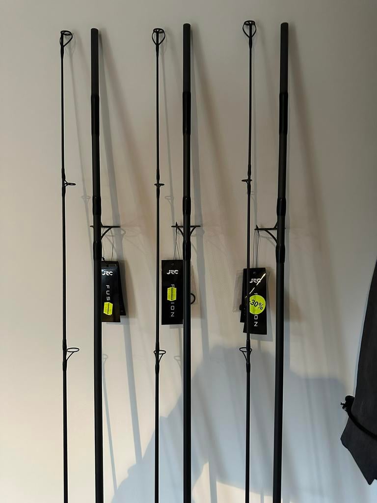 Jrc fusion rod 12ft 3lb 3 stuks nieuw, Ophalen of Verzenden, Zo goed als nieuw, Werphengel