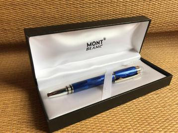 MONT BLANC STARWALKER PLATINUM LINE MYSTIC BLUE NIEUW IN BOX beschikbaar voor biedingen