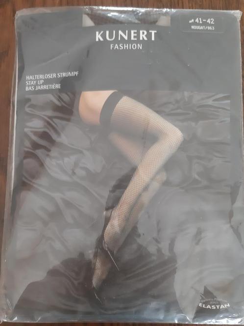 Kunert net hold ups zwart bruin schoenmaat 41-42, Kleding | Dames, Leggings, Maillots en Panty's, Nieuw, Panty, Maat 40/42 (M)