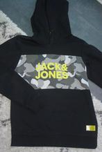 Jack & Jones hoodie zwart maat 164, Jongen, Trui of Vest, Gebruikt, Ophalen of Verzenden