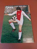 ajax spelerskaart john dusbaba 1975 quick reclamekaart, Ophalen of Verzenden, Zo goed als nieuw, Ajax, Spelerskaart