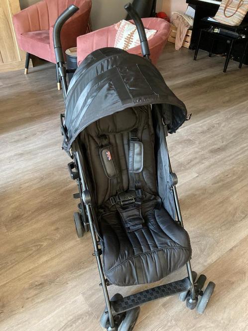 Te koop: Easywalker Mini Buggy, Luxury Black, Kinderen en Baby's, Buggy's, Zo goed als nieuw, Overige merken, Regenhoes, Verstelbare rugleuning