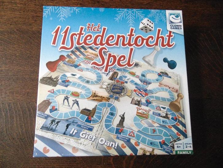 11 Stedentocht Spel van Clown Games NIEUW Verpakt, Hobby en Vrije tijd, Gezelschapsspellen | Bordspellen, Nieuw, Een of twee spelers