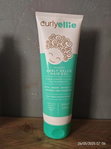 Curly Ellie Natural Hold haar gel 250 ml beschikbaar voor biedingen