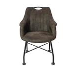 2 groene eetkamerstoelen, Huis en Inrichting, Stoelen, Ophalen, Gebruikt, Twee, Overige kleuren