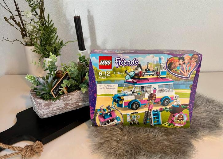Lego Friends Olivia's Missie Voertuig - Set 41333, Kinderen en Baby's, Speelgoed | Duplo en Lego, Zo goed als nieuw, Lego, Complete set