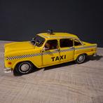 Vintage Blikken Taxi Modelauto - Antiek Geel, Ophalen of Verzenden