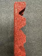 OP=OPRUIMING - Rubber terrastegel 50 x 25 x 5 rood, Ophalen, Stuntgras, 2404ce, Rubber