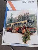 folder DAF bus SB 210 Franstalig, Ophalen of Verzenden, Zo goed als nieuw, Overige merken, DAF Bus