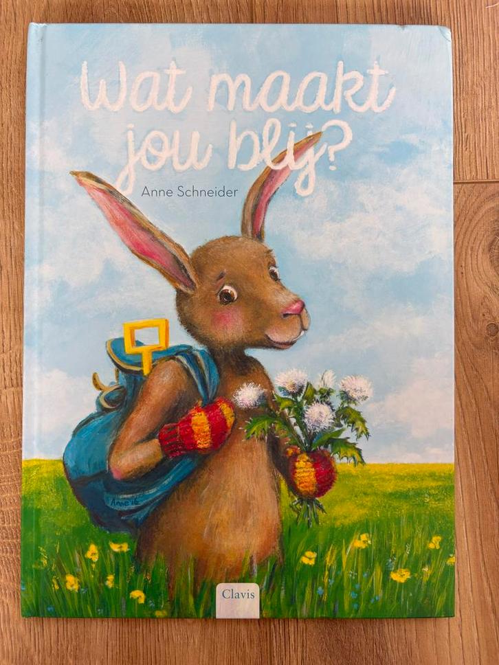 Wat maakt jou blij? - Anne Schneider, Boeken, Kinderboeken | Jeugd | onder 10 jaar, Zo goed als nieuw, Sprookjes, Ophalen of Verzenden