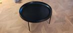 Hay bijzettafel/salontafel - zwart, Huis en Inrichting, Ophalen, Minder dan 50 cm, Rond, Minder dan 50 cm