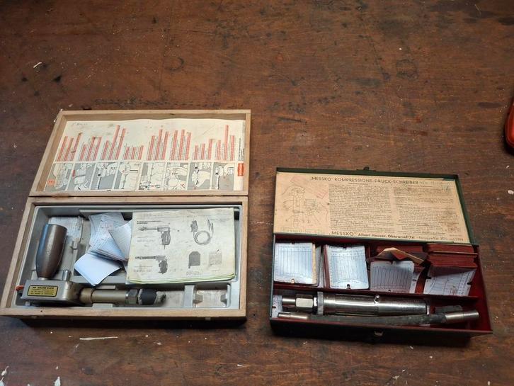 Oude Messko compressie tester., Auto diversen, Autogereedschap, Gebruikt, Ophalen of Verzenden