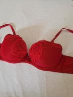 CHIQUE "CHANTELLE" RODE KANTEN BEUGELBH. C80, Chantelle, Verzenden, Rood, BH
