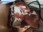 fauteuil in koeienhuid, Ophalen, Gebruikt, Minder dan 75 cm, Leer
