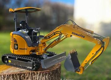 Komatsu PC30 minigraver Lesu RC 1/14 beschikbaar voor biedingen
