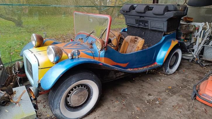 Buggy ruska opknapper 1969, Auto's, Oldtimers, Particulier, MG, Benzine, Cabriolet, Handgeschakeld, Rood, Achterwielaandrijving