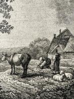 18e eeuwse gravure Balzer naar Wagner - Saksen, Ophalen of Verzenden