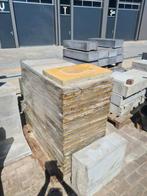 62 stuks 40x60 betontegel geel € 150,- (speel/ kinderopvang), Ophalen, Gebruikt, 10 m² of meer, Beton