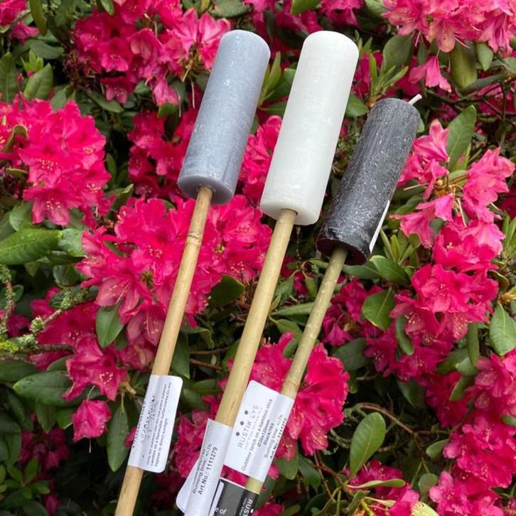 Rustik Lys Tuinfakkel Cool Grey, Black of steel Blue Nieuw!, Tuin en Terras, Fakkels, Nieuw, Ophalen of Verzenden