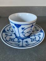 Mooie vintage kop en schotel blau saks (jäger), Huis en Inrichting, Keuken | Servies, Ophalen of Verzenden, Zo goed als nieuw