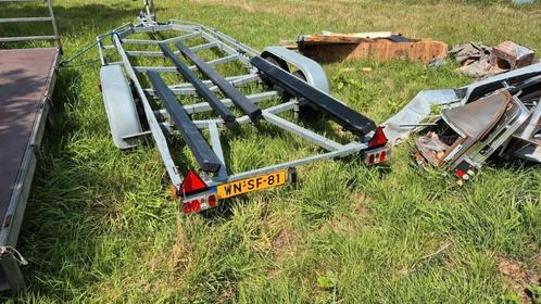 Boottrailer, tandemasser 2500 kg trailer, op Nederlands kent, Watersport en Boten, Boottrailers, Zo goed als nieuw, Overige typen