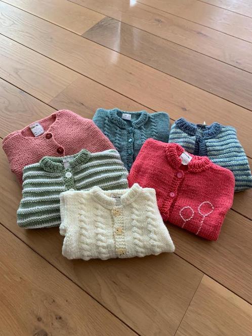 Gebreide vestjes, diverse soorten, ongeveer maat 74/80, Kinderen en Baby's, Babykleding | Maat 80, Nieuw, Jongetje of Meisje, Truitje of Vestje