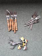 Setjes gebaksvorkjes, Ophalen, Zo goed als nieuw, Rvs of Chroom