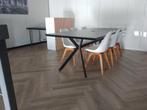 Zwarte vergadertafel 8/10 persoons,210x110 elegante tafel, Ophalen, Tafel