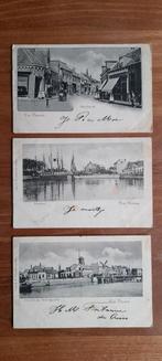 Terneuzen, rond 1900, gelopen, Verzamelen, Ansichtkaarten | Nederland, Zeeland, Gelopen, Ophalen of Verzenden, Voor 1920