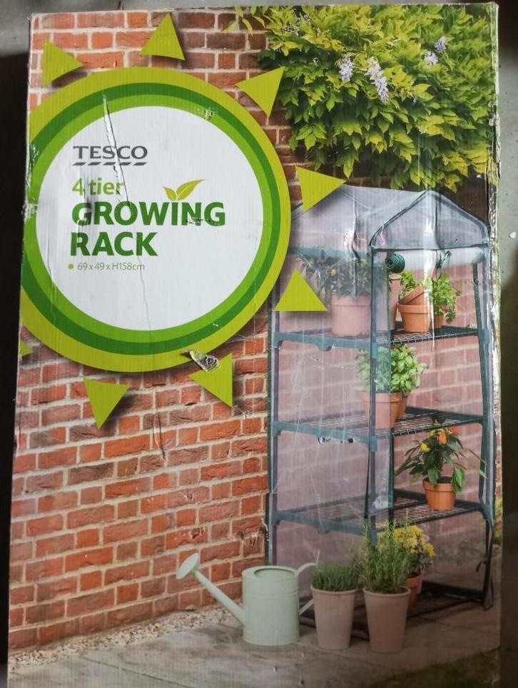 Foliekas, kas, minikas, plant kas: hoog en sterk staal, Tuin en Terras, Kassen, Nieuw, Kweekkas, Staal, Polycarbonaat, Ophalen of Verzenden