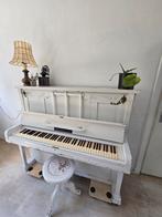 Piano Gerbstädt, Zeitz, oud maar gestemd, Muziek en Instrumenten, Piano's, Ophalen, Gebruikt, Wit, Piano
