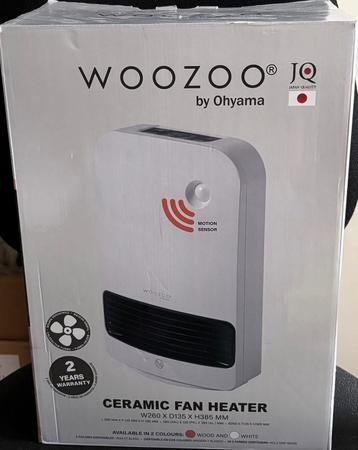 WOOZOO by Ohyama ceramic fan heater wit verwarming origineel beschikbaar voor biedingen