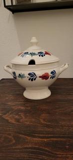 Soep terrine boerenbont nieuw., Antiek en Kunst, Ophalen of Verzenden