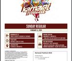 Karnaval festival 2024  Zondag, Tickets en Kaartjes, Evenementen en Festivals