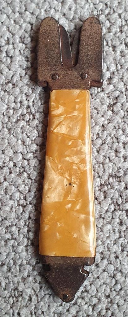 Vintage glastuinders?  met geel handvat, Antiek en Kunst, Antiek | Keukenbenodigdheden, Ophalen of Verzenden