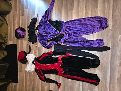 Originele en professionele pieten pakken 2 stuks, Diversen, Sinterklaas, Zo goed als nieuw, Ophalen of Verzenden