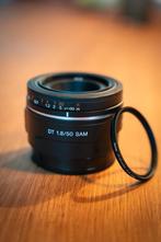 Sony DT 50mm F/1.8 lens – SAL50F18, Audio, Tv en Foto, Fotografie | Lenzen en Objectieven, Ophalen, Zo goed als nieuw, Standaardlens