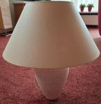 Aardewerk Lamp met Gele Kap - Vintage Stijl, Ophalen of Verzenden