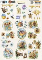 Yvonne Creations CD12021 Bee Honey Mini 3D knipvel A4, ., Nieuw, Ophalen of Verzenden, .