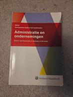 Administratie en Ondernemingen - Studieboek, Gelezen, M.H.A.F. van Summeren, H. Beckman, A. Smeenge, Beta, HBO