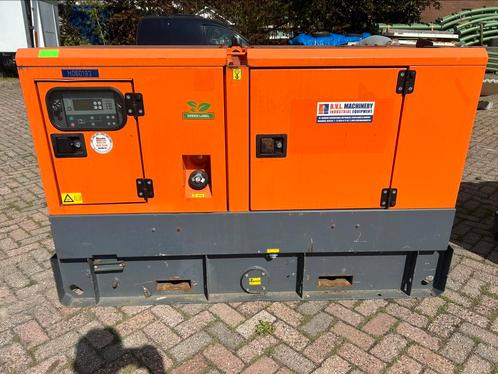 Atlas Copco QAS 30 kVA Kubota aggregaat stroomgroep, Doe-het-zelf en Verbouw, Aggregaten, Zo goed als nieuw, Dieselolie, Ophalen of Verzenden