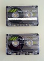 2 TDK CDing-II Chrome High Position cassettebandjes C90 min., Gebruikt, Overige genres, Origineel, Verzenden